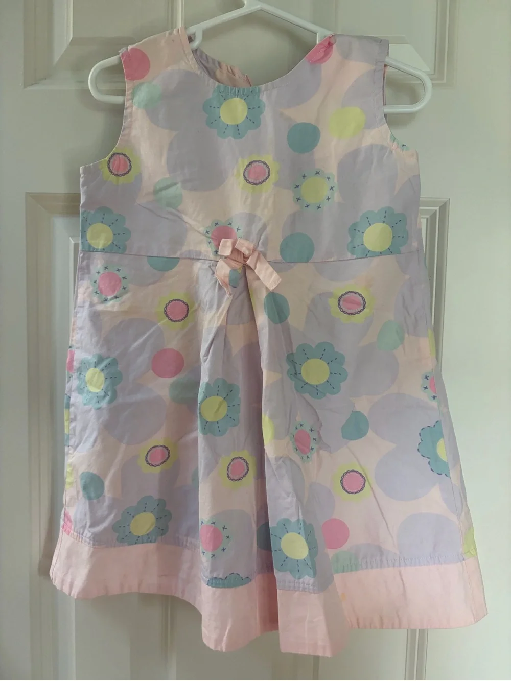 Hanna Andersson Pastel Multi-Color Kids Dress 90